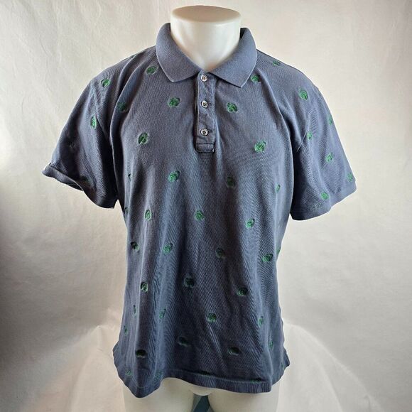 Juicy Couture Other - Vintage Juicy Couture Polo Shirt Mens XL Gray Green Embroidered Short Sleeve Y2k